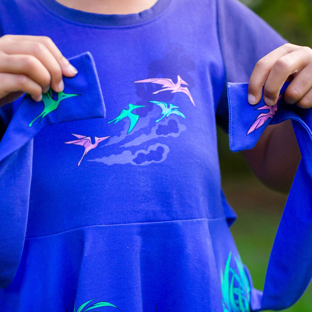 Dinosaurs Busy Dress with Pockets