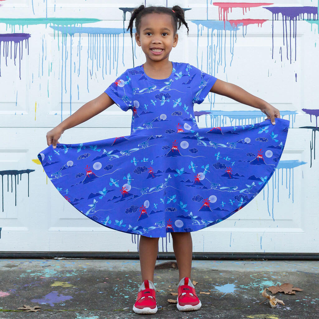 Avian Evolution Super Twirler Dress with Pockets