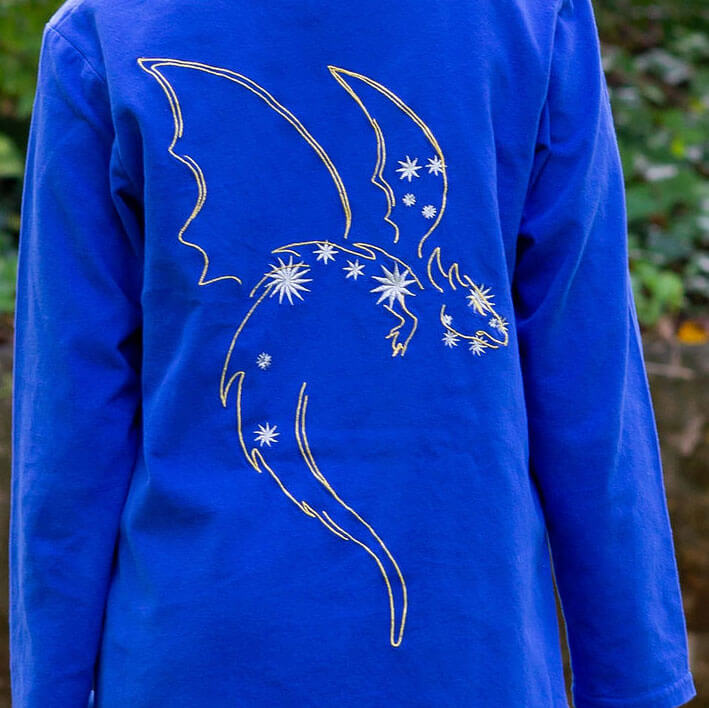 Draco Constellation Long Sleeve Tunic Shirt