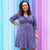 Adult "Fuel for Thought" Hydrocarbons V-Neck A-Line Dress with Sleeves and Pockets