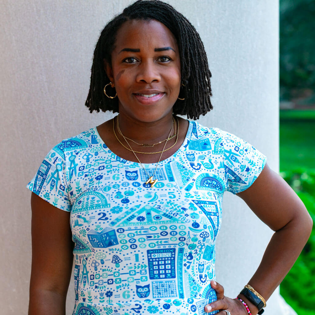 Adult "Math Rules!" School Supplies Dress with Pockets
