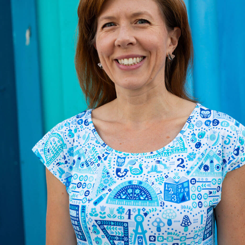 Adult "Math Rules!" School Supplies Dress with Pockets
