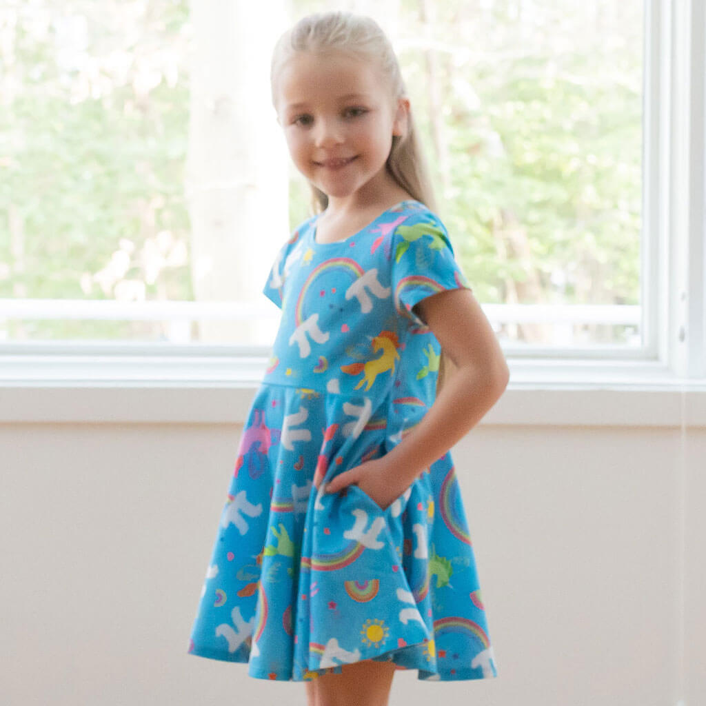 "On Cloud Pi" Math Super Twirler Dress with Pockets