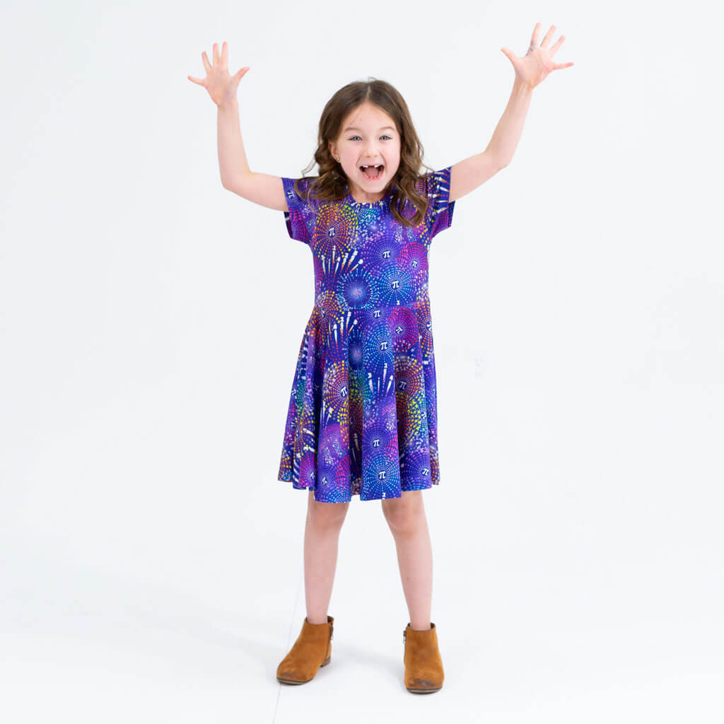 princess awesome pi dress Adult Pi Digits A-Line Dress with Pockets