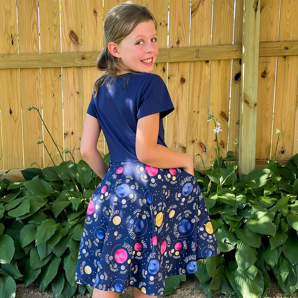 princess awesome solar system dress Solar System Busy Dress