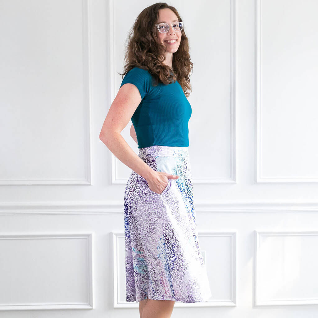 Adult Proto-Sinaitic Writing Systems Skirt With Pockets