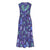 Adult Purple "Beast Mode" Kaiju Monsters Cap Sleeve Maxi Dress With Pockets
