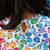 "Jewelbug" Rainbow of Bugs Cap Sleeve Dress with Pockets