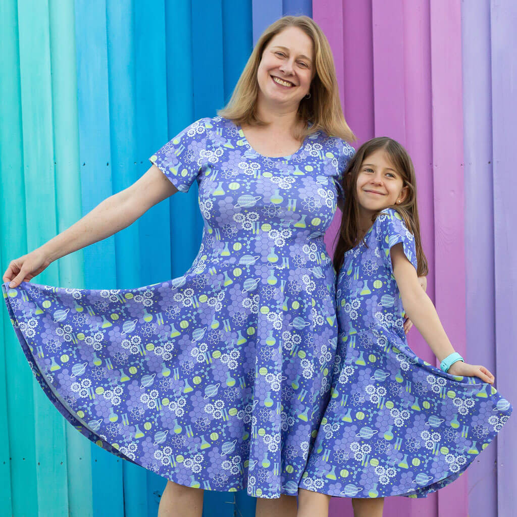 Adult STEM Super Twirler Dress with Pockets