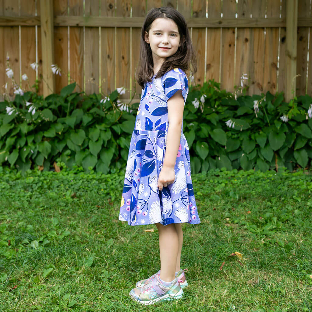 "Hoot Couture" Snowy Owls Super Twirler Dress with Pockets