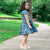 "Los Gatos Fantasmas" Calavera Cats Super Twirler Dress with Pockets
