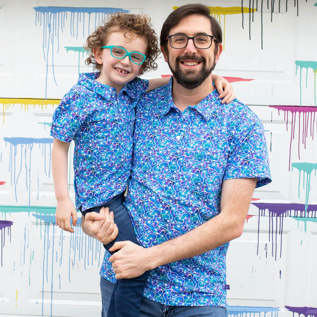 "Oh Synapse!" Neurons Short Sleeve Polo Shirt