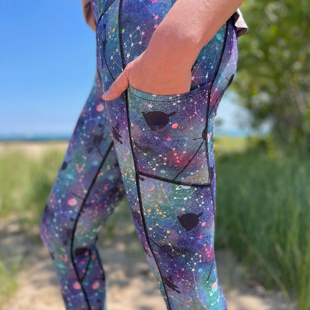 Adult "Far Skies" Voyager Leggings with Pockets