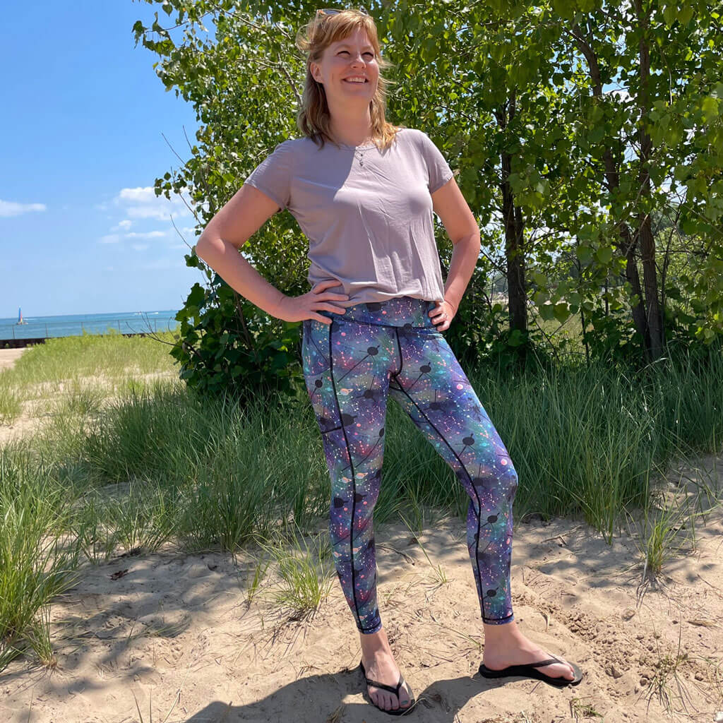 Adult "Far Skies" Voyager Leggings with Pockets