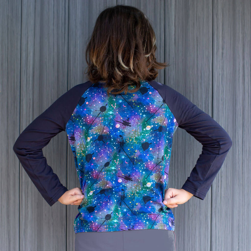 "Far Skies" Voyager Long Sleeve Raglan Shirt