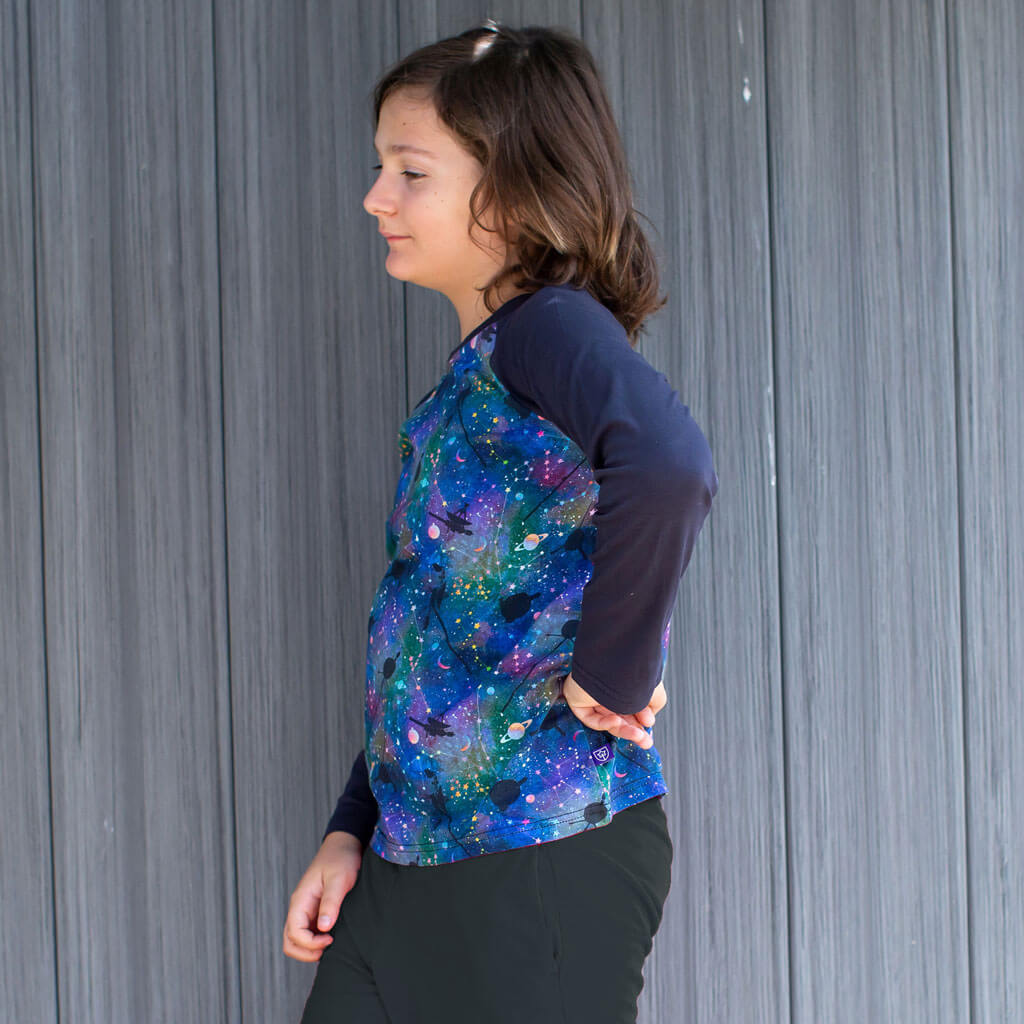 "Far Skies" Voyager Long Sleeve Raglan Shirt