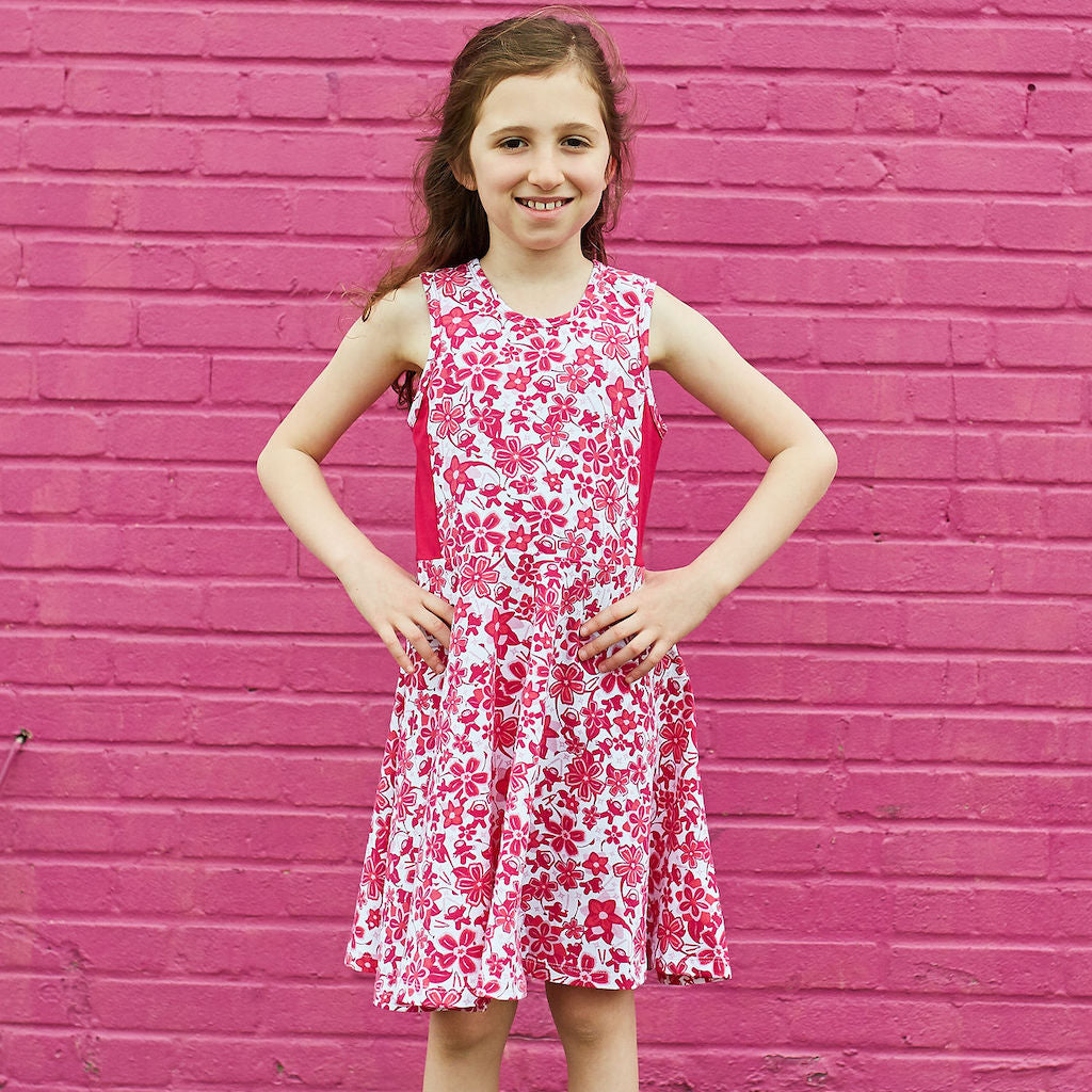 Super Secret Hidden Ninja Skater Play Dress with Pockets