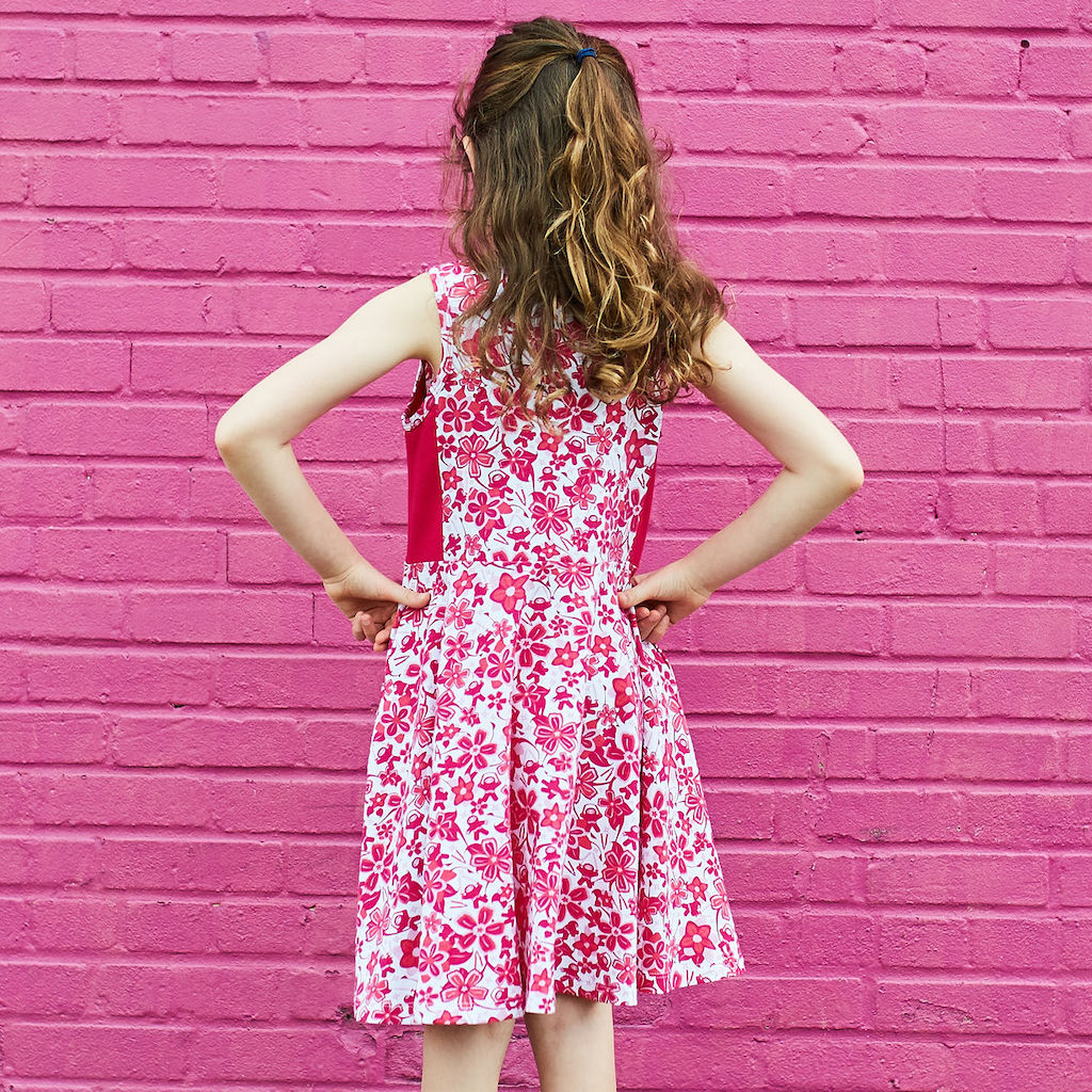 Super Secret Hidden Ninja Skater Play Dress with Pockets