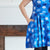 "Blueberry Pi" Math Dots Short Sleeve Super Twirler Dress with Pockets - Adult