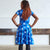 "Blueberry Pi" Math Dots Short Sleeve Super Twirler Dress with Pockets - Adult