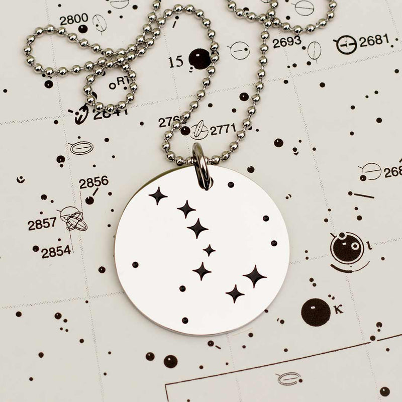 Big Dipper Steel Necklace Princess Awesome Boy Wonder