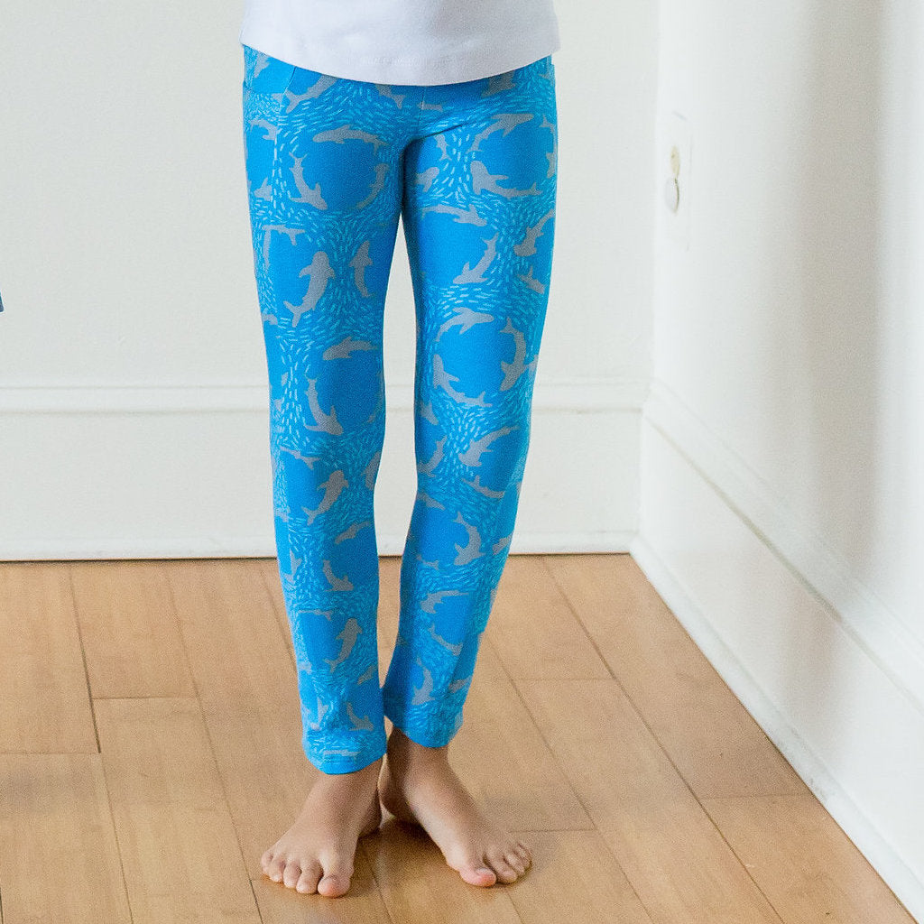 “Fiercely Jaw-some” Shark Leggings with Pockets