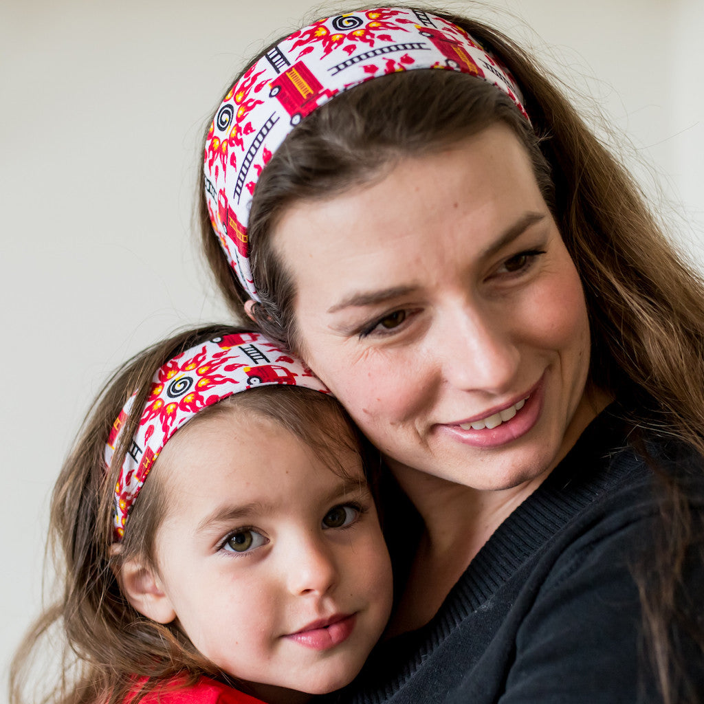 "Rescue Ready" Fire Engine Headband - Adult