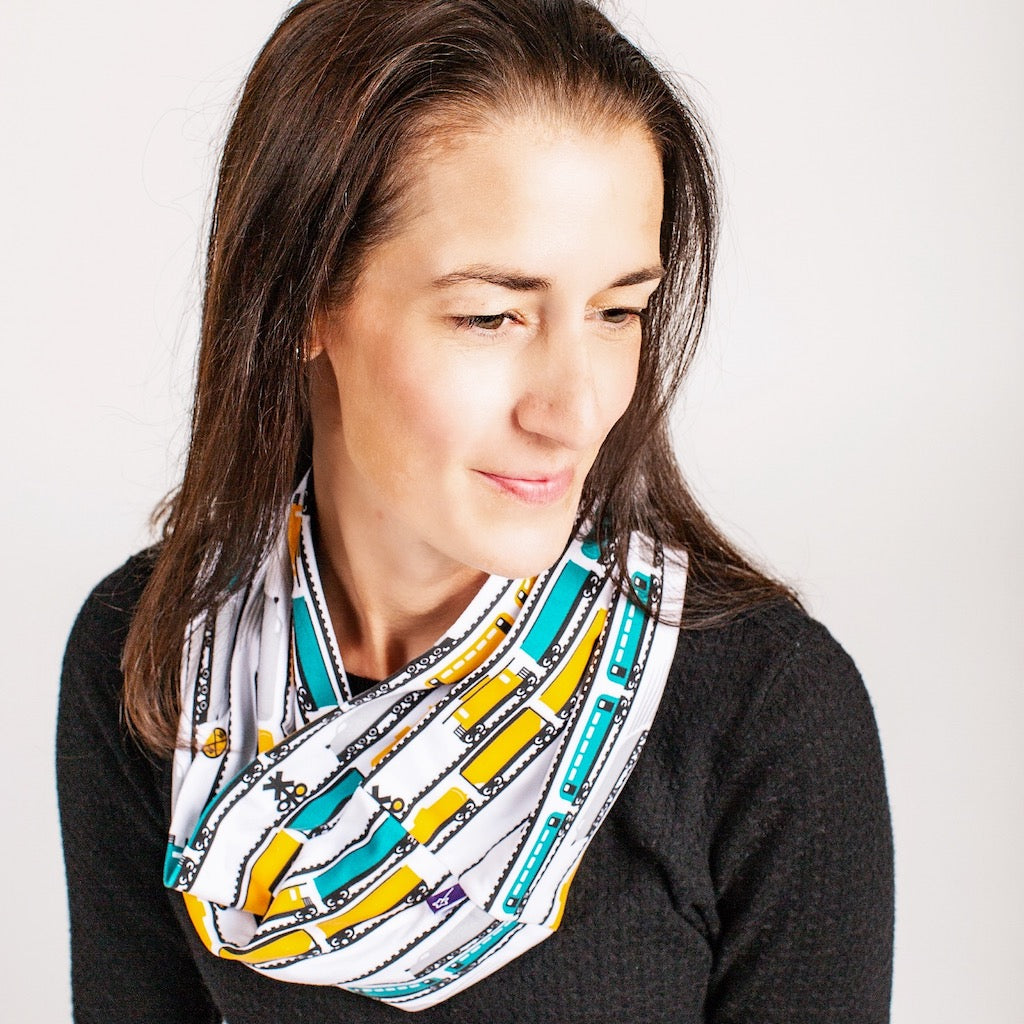 &quot;ENGINEuity&quot; Trains Infinity Scarf