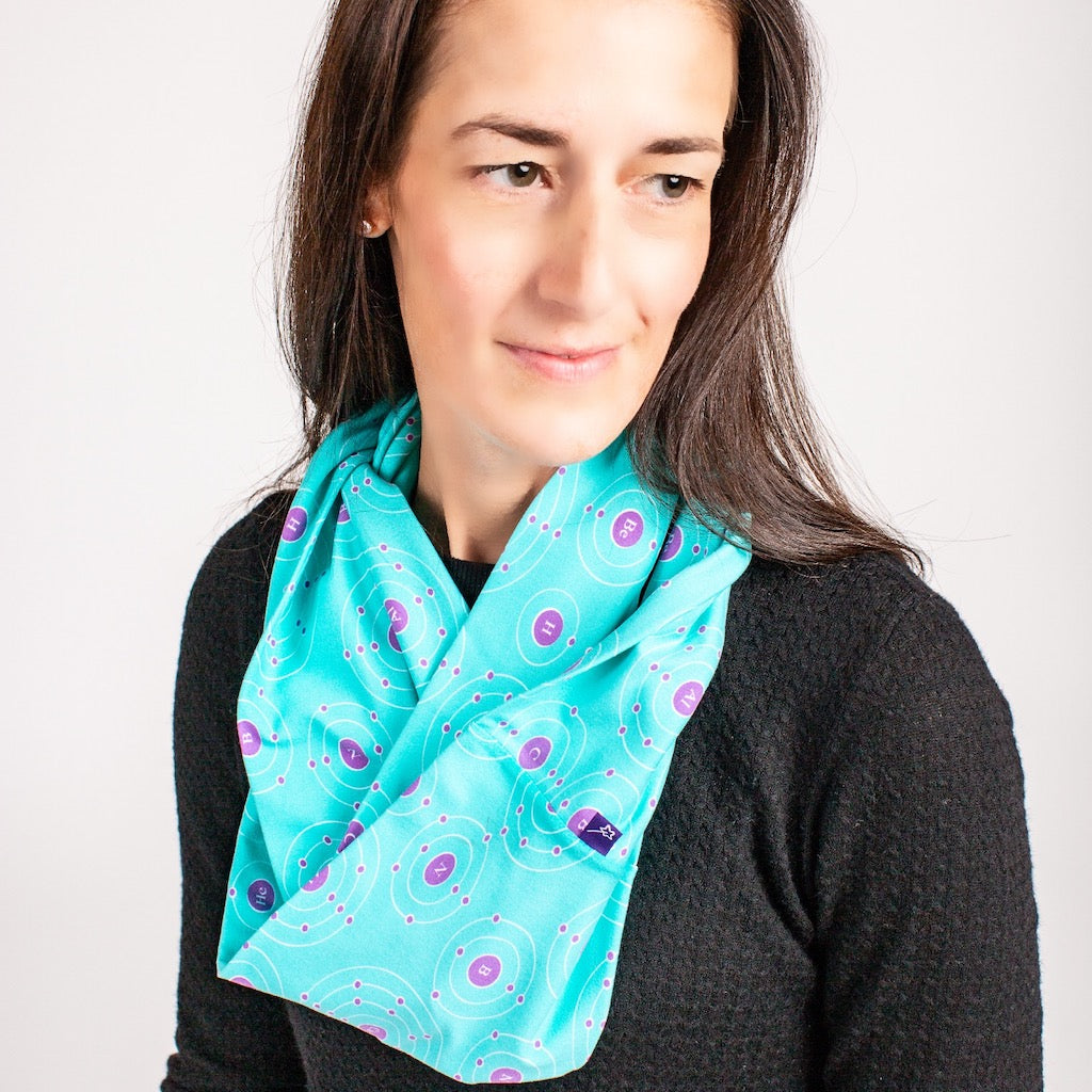 "Up and Atom" Chemistry Infinity Scarf
