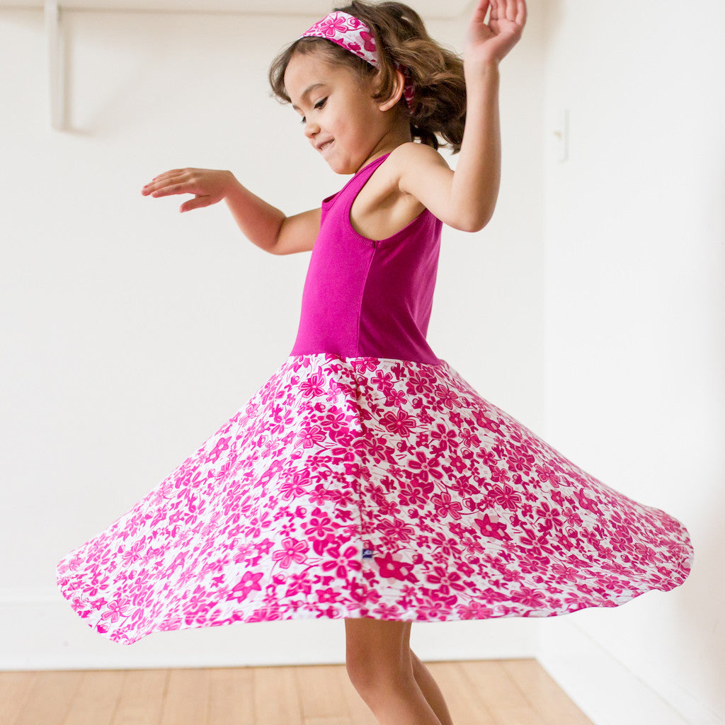 Super Secret Hidden Ninja Twirly Play Dress with Pockets