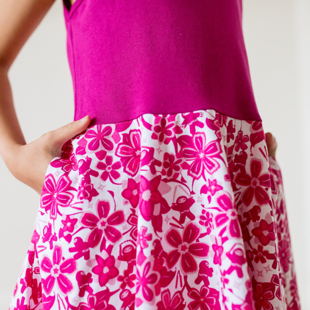 Super Secret Hidden Ninja Twirly Play Dress with Pockets