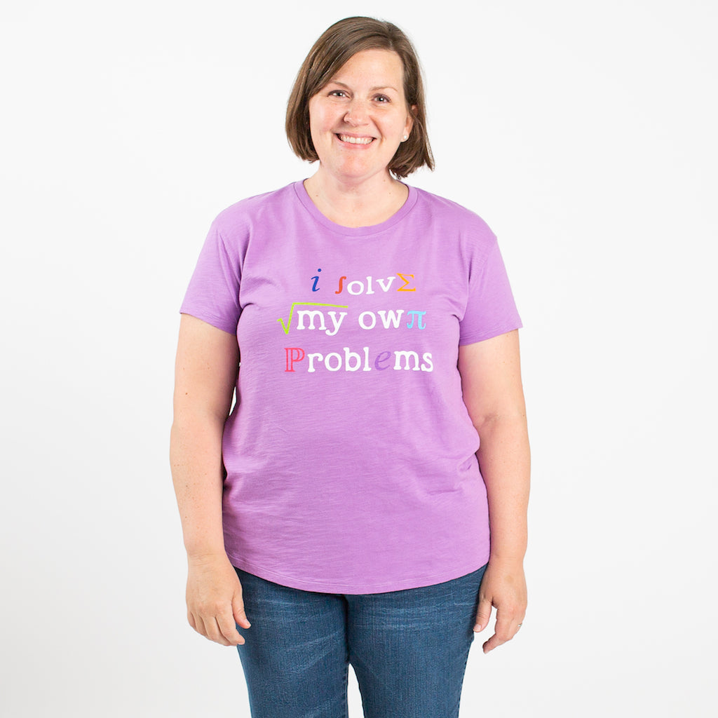 “I Solve My Own Problems” Math Adult T-Shirt