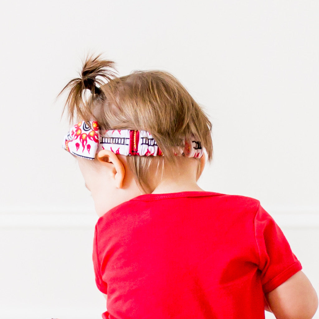 "Rescue Ready" Fire Engine Headband - Infant