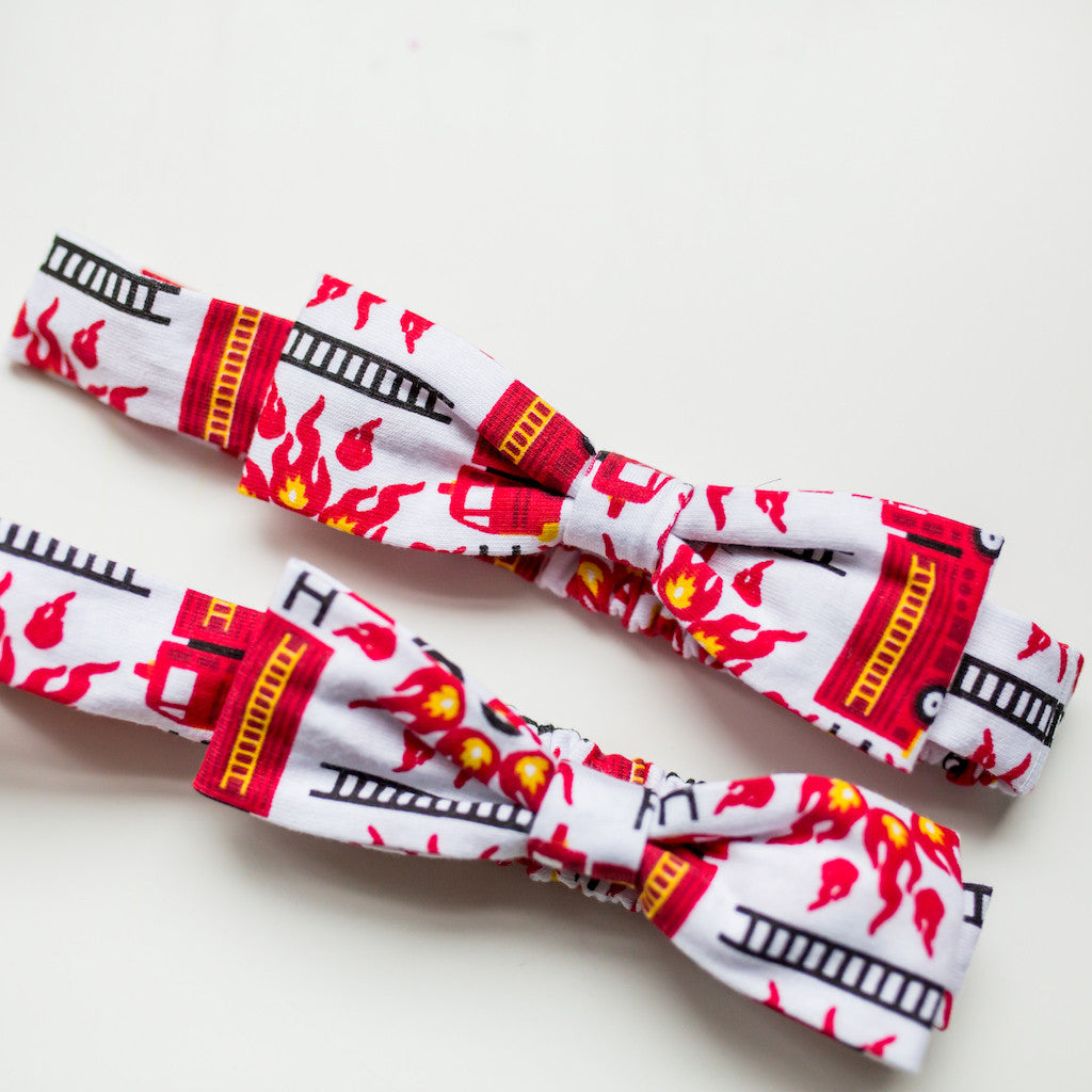 "Rescue Ready" Fire Engine Headband - Infant