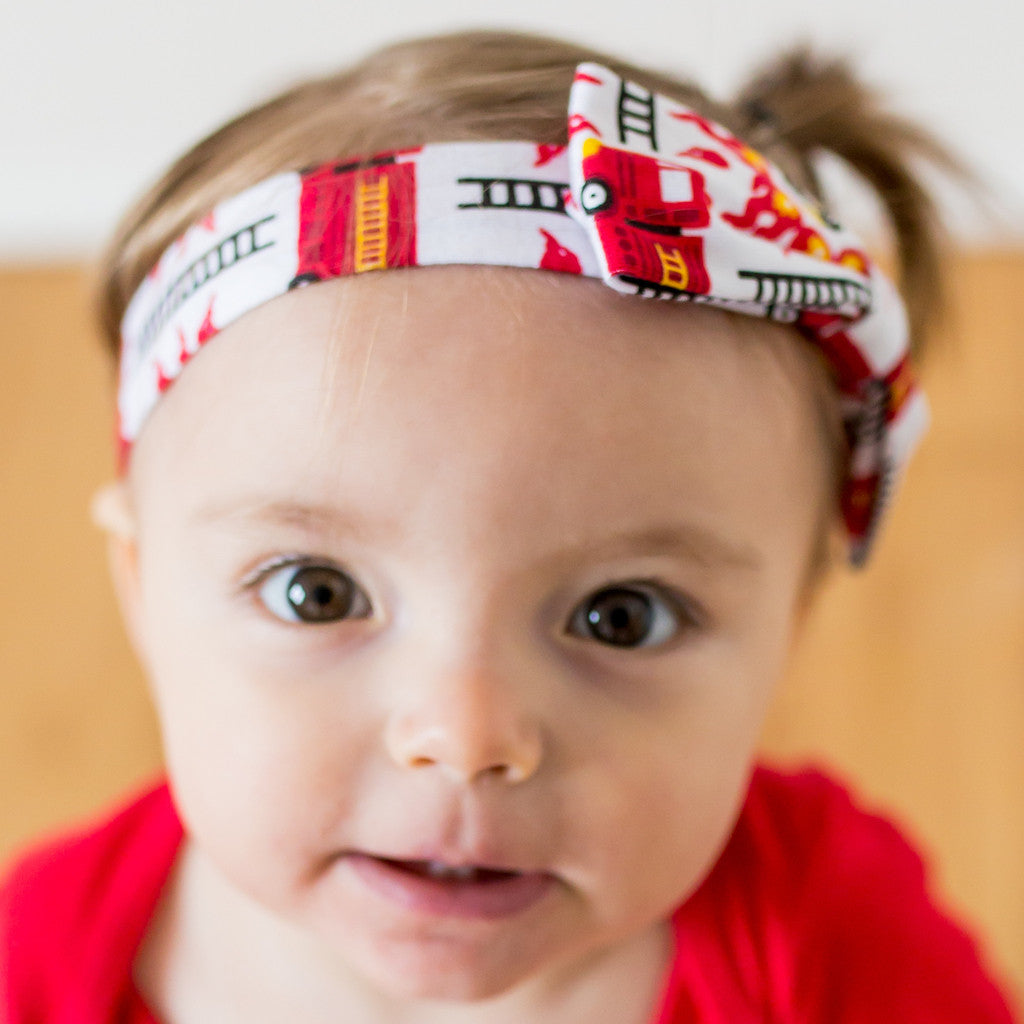 "Rescue Ready" Fire Engine Headband - Infant