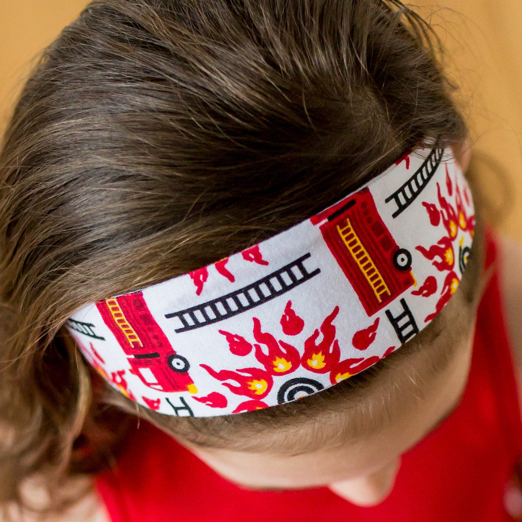 "Rescue Ready" Fire Engine Headband - Child