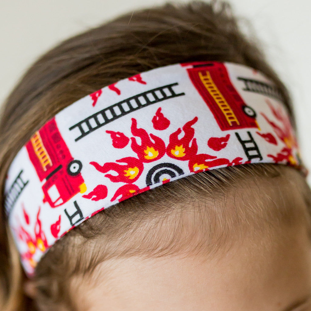 "Rescue Ready" Fire Engine Headband - Child