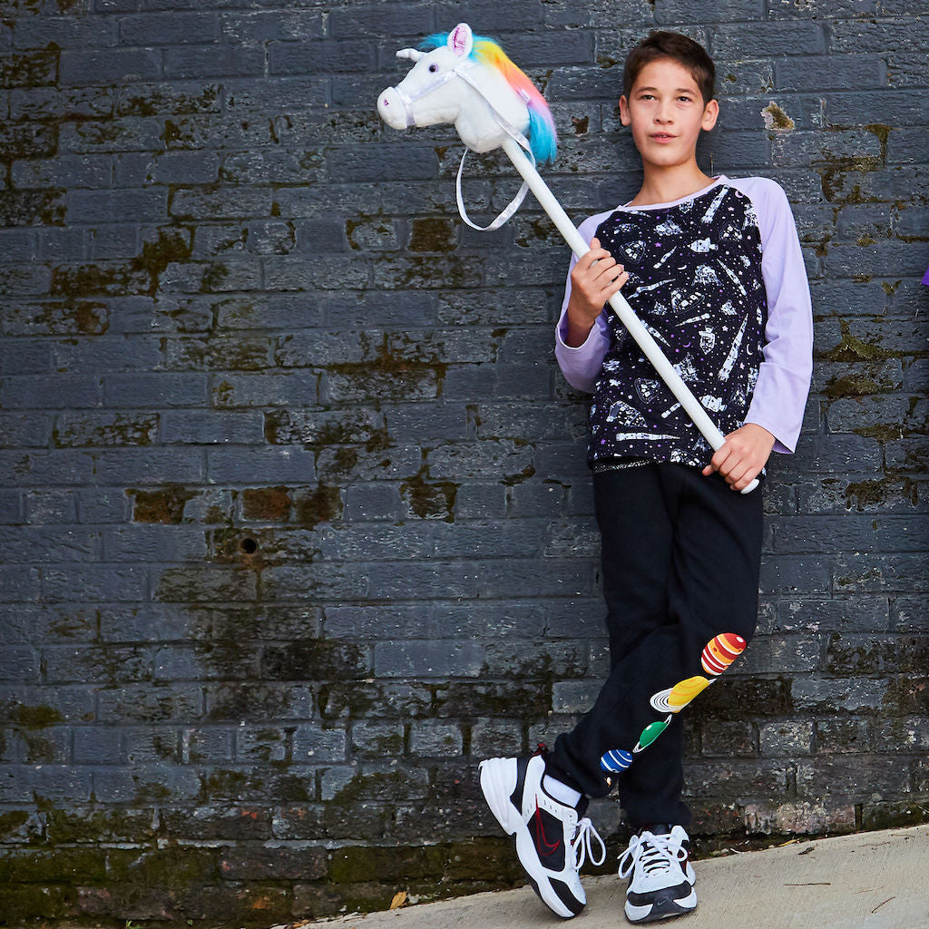 Moon Landing Long Sleeve Raglan Shirt