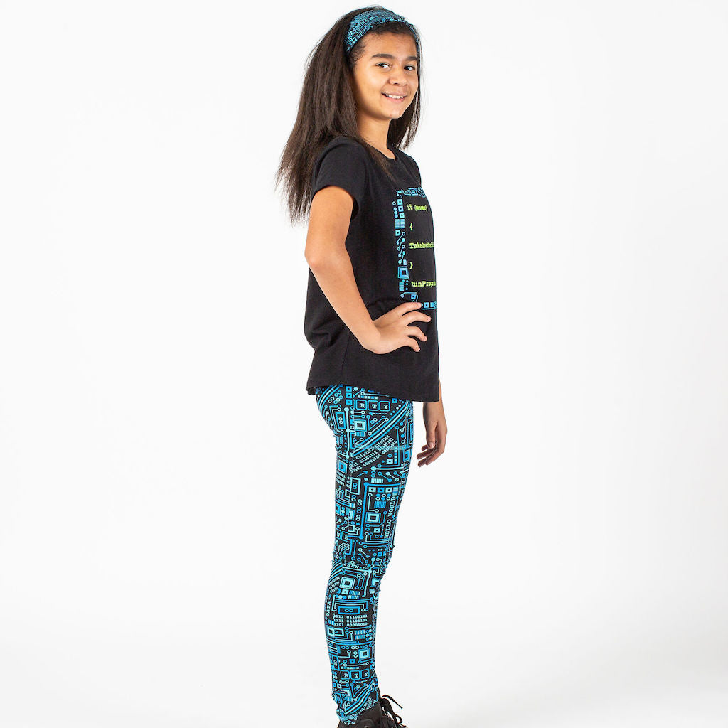 "Up to Code" Circuits Leggings with Pockets