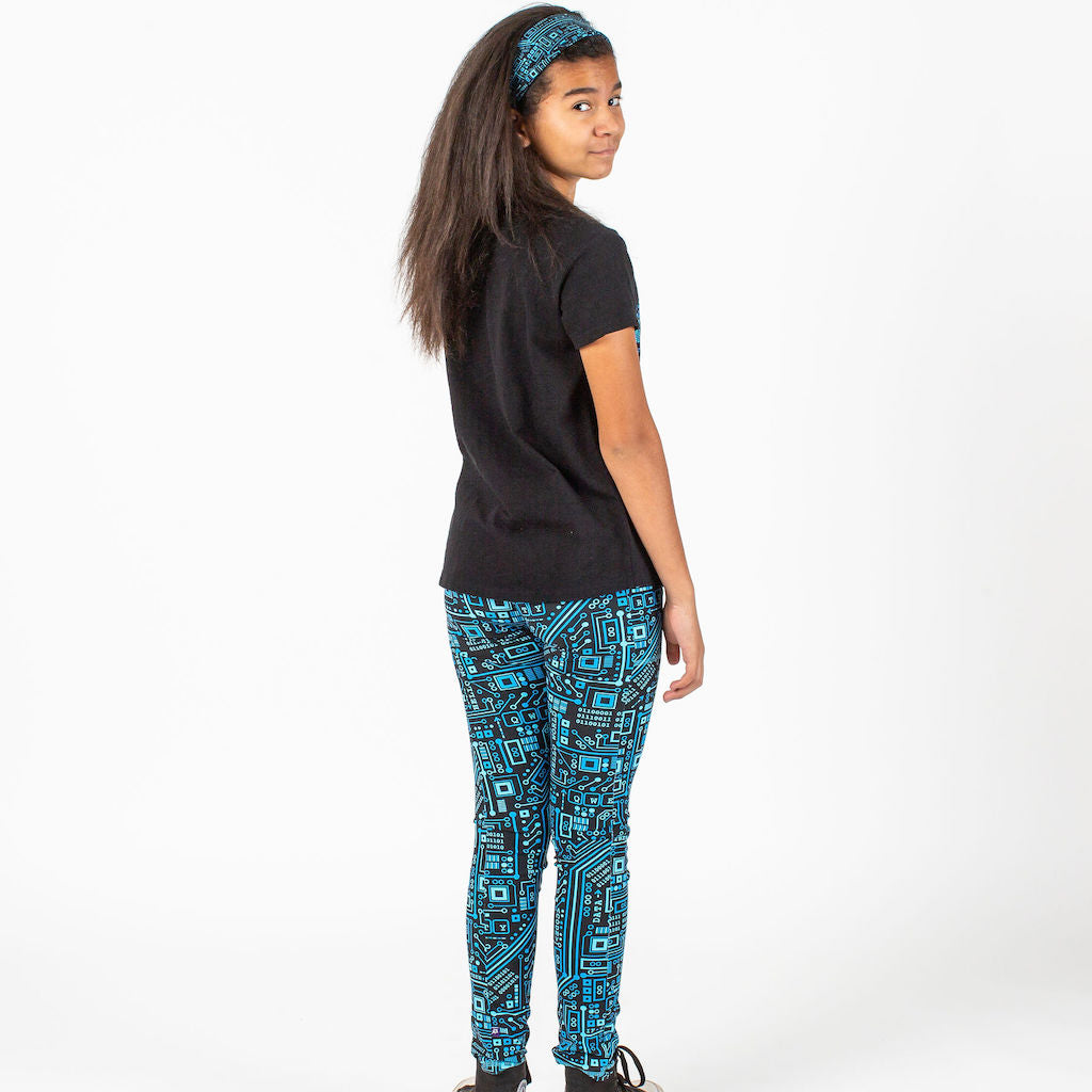 "Up to Code" Circuits Leggings with Pockets