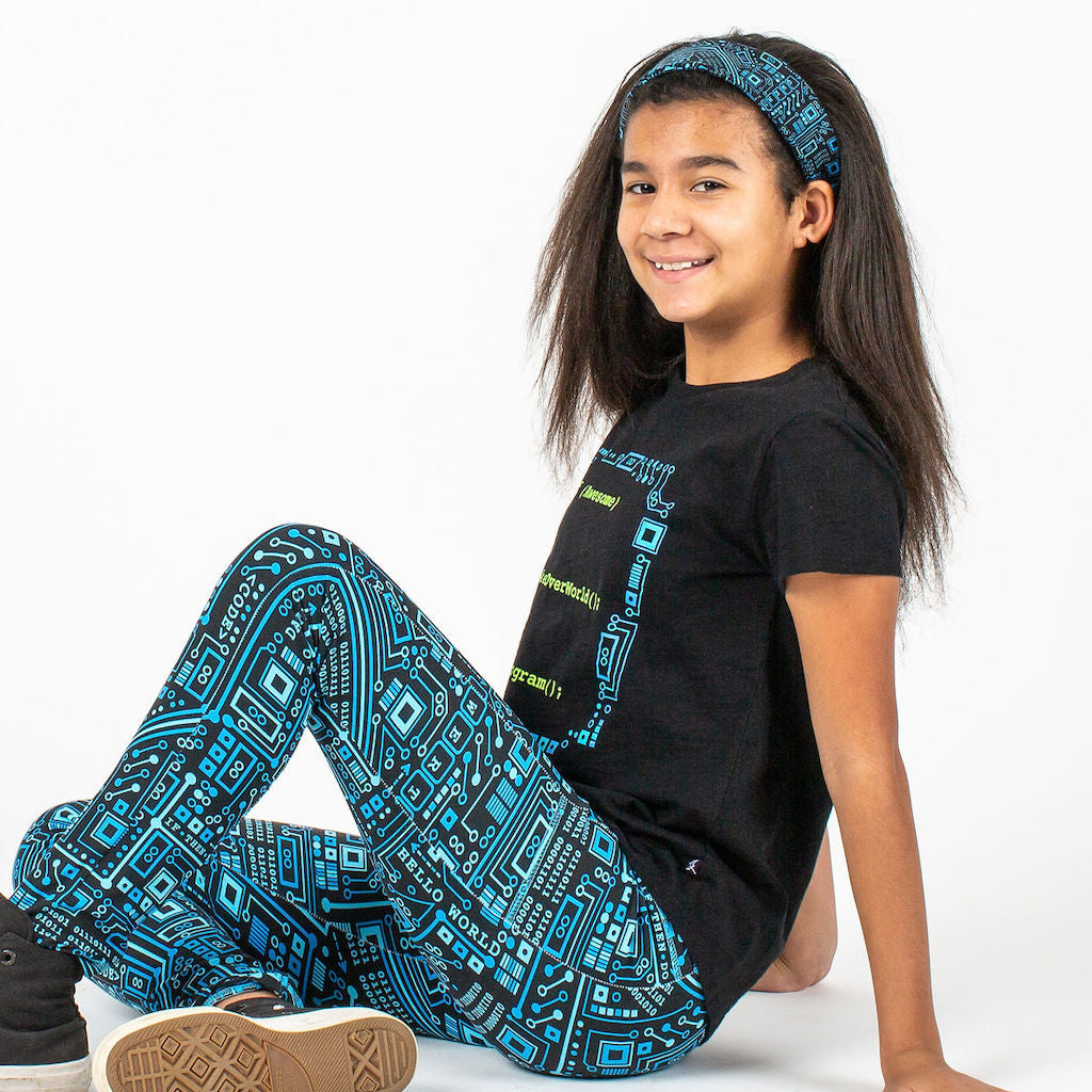 &quot;Up to Code&quot; Circuits Leggings with Pockets