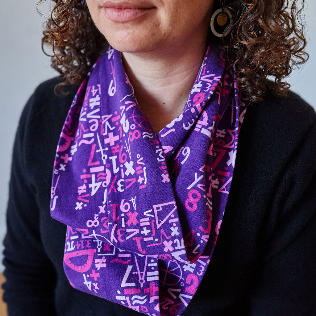 "I Spy Pi" Math Infinity Scarf