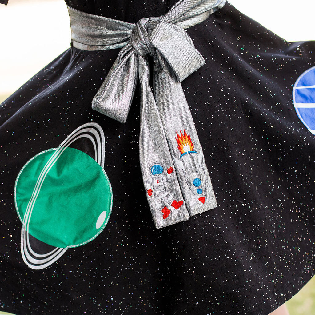 Solar System Busy Dress | Princess Awesome & Boy Wonder 4T Solar System Busy Dress | Princess Awesome & Boy Wonder 4T