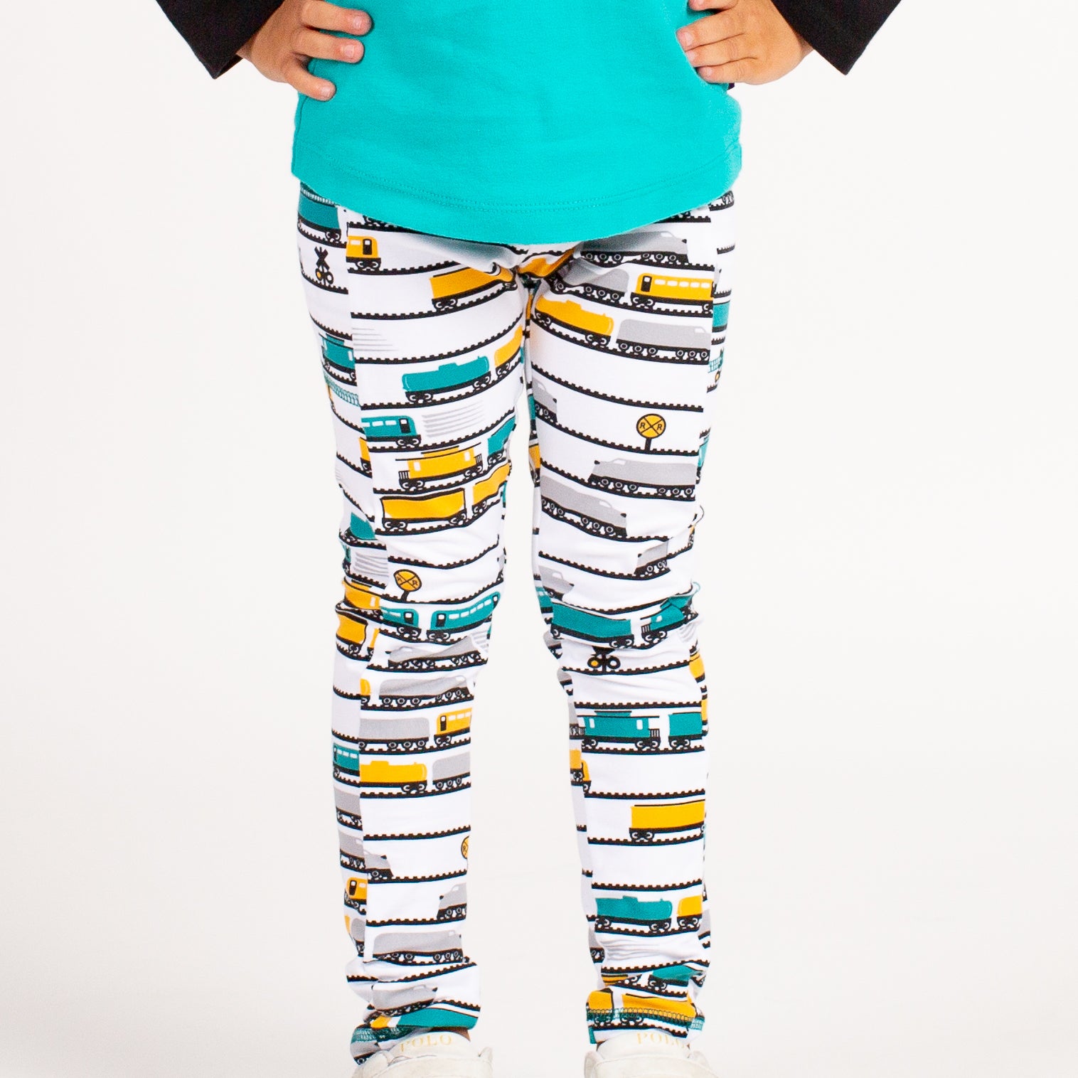 Engineuity Trains Leggings With Pockets Princess Awesome And Boy Wonder