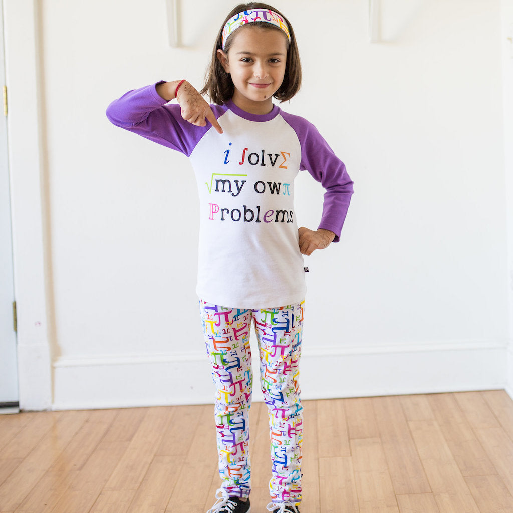 “I Solve My Own Problems” Math Raglan Shirt