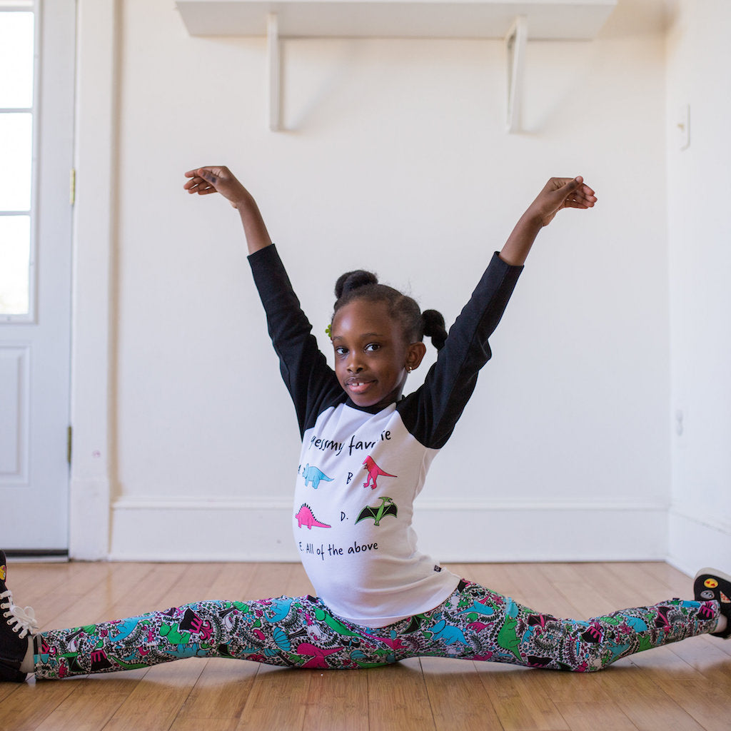 “She-Rex” Dinosaurs Leggings with Pockets