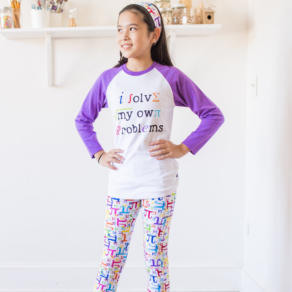 “I Solve My Own Problems” Math Raglan Shirt