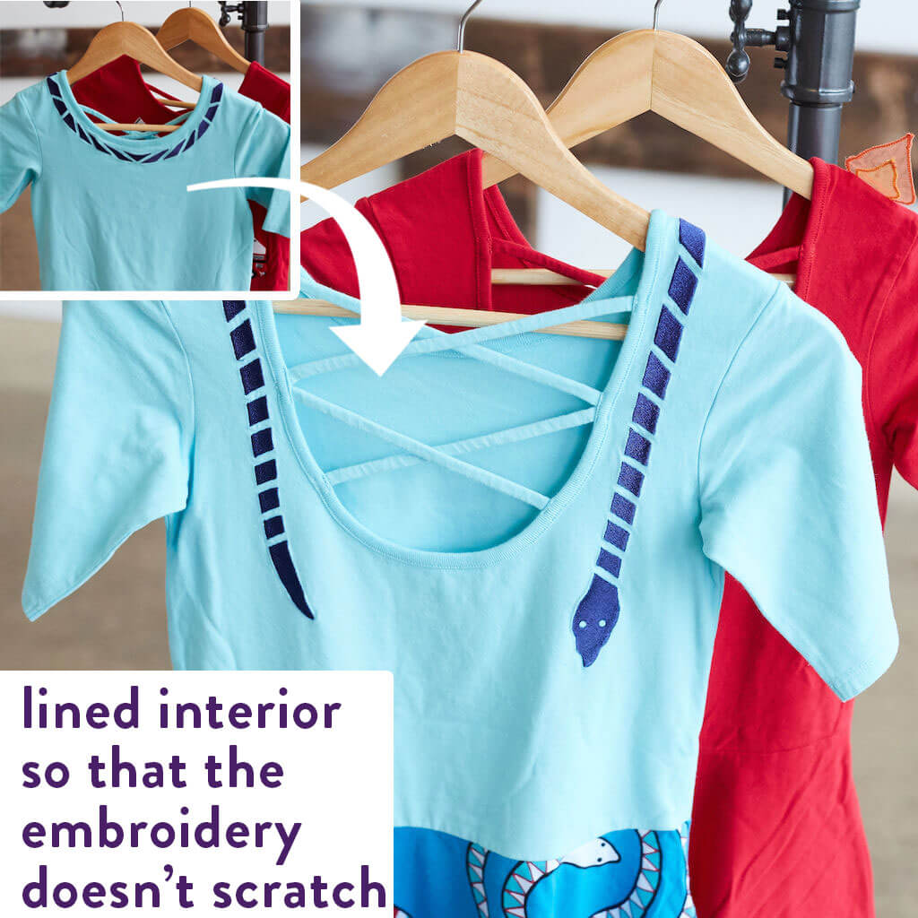 "Snakes on a Dress" Ballerina Style Short Sleeve Dress with Pockets