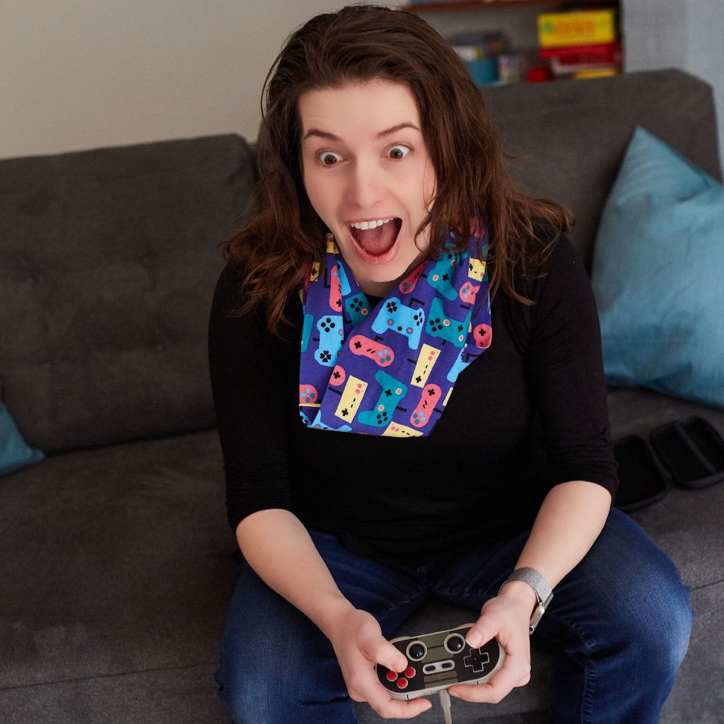 &quot;Control Chic&quot; Video Games Infinity Scarf