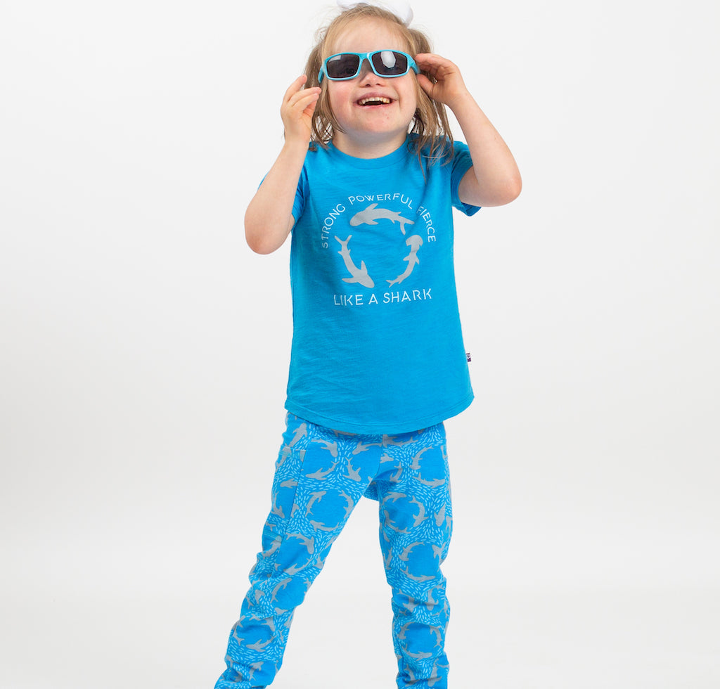 “Strong, Powerful Fierce” Sharks Youth T-Shirt